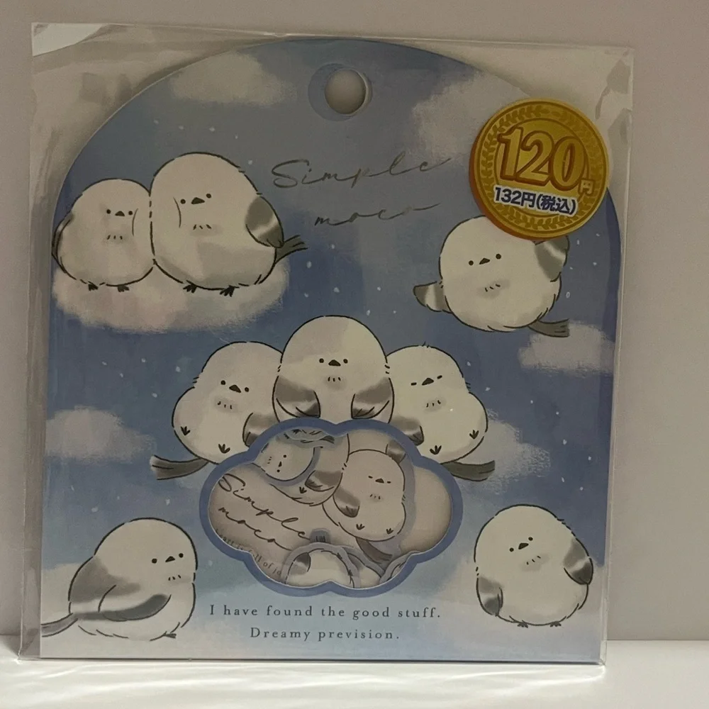 Japan Enaga Long Tailed Bird Sticker Pack